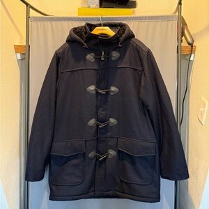 Banana Republic Factory Men's Dark Blue Pea Coat